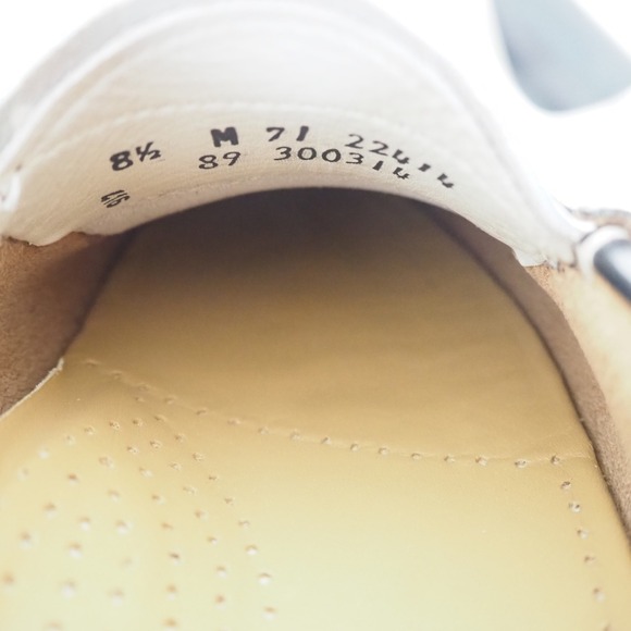 G.H. Bass Weejuns Penny Loafers Black White Leather Classic Style Size 8.5 M - Picture 9 of 10